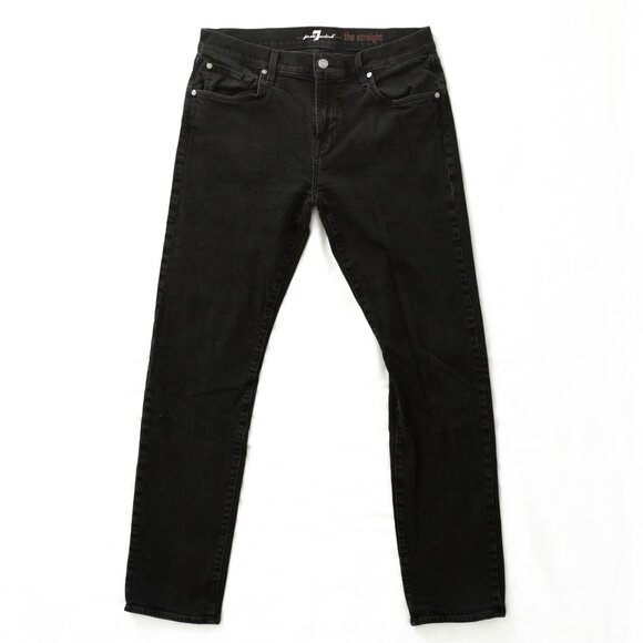 7 For All Mankind The Straight in Black - Picture 1 of 5